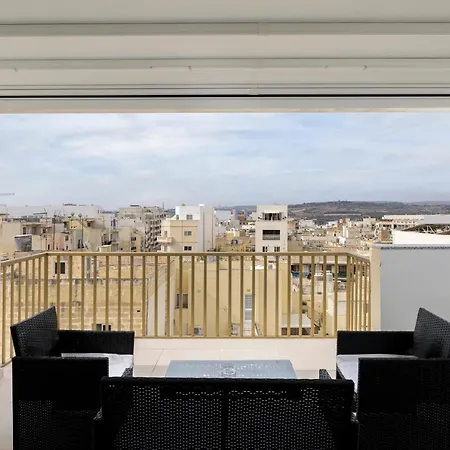 Lägenhet Hilltop - Stylish Comfort Living Close To The Sea, Bugibba *