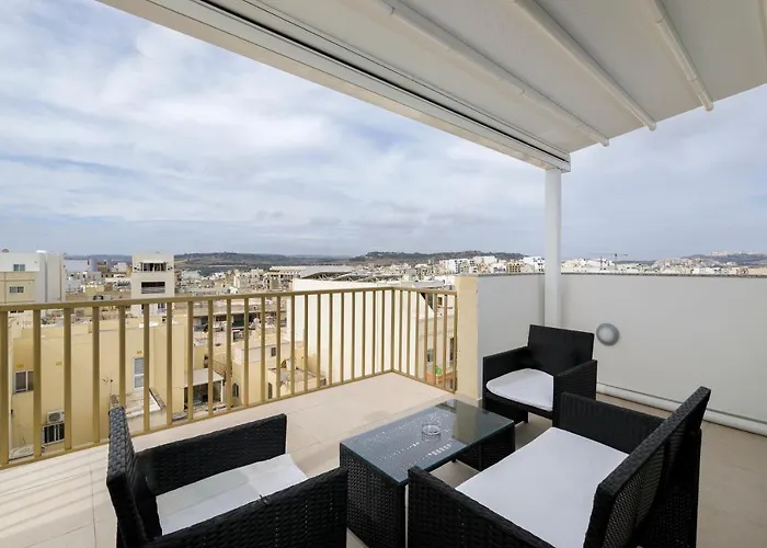 Apartman Hilltop - Stylish Comfort Living Close To The Sea, Bugibba