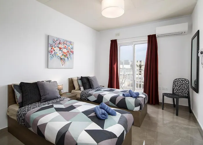 Apartman Hilltop - Stylish Comfort Living Close To The Sea, Bugibba
